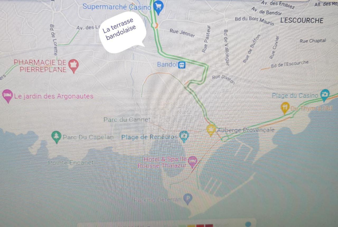 La Terrasse Bandolaise Tout A Pied, Wifi, Clim, Parking المظهر الخارجي الصورة